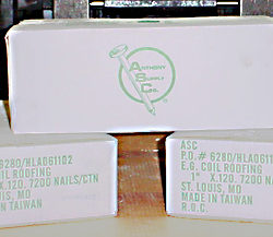 STICK AND COIL FRAMING NAILS